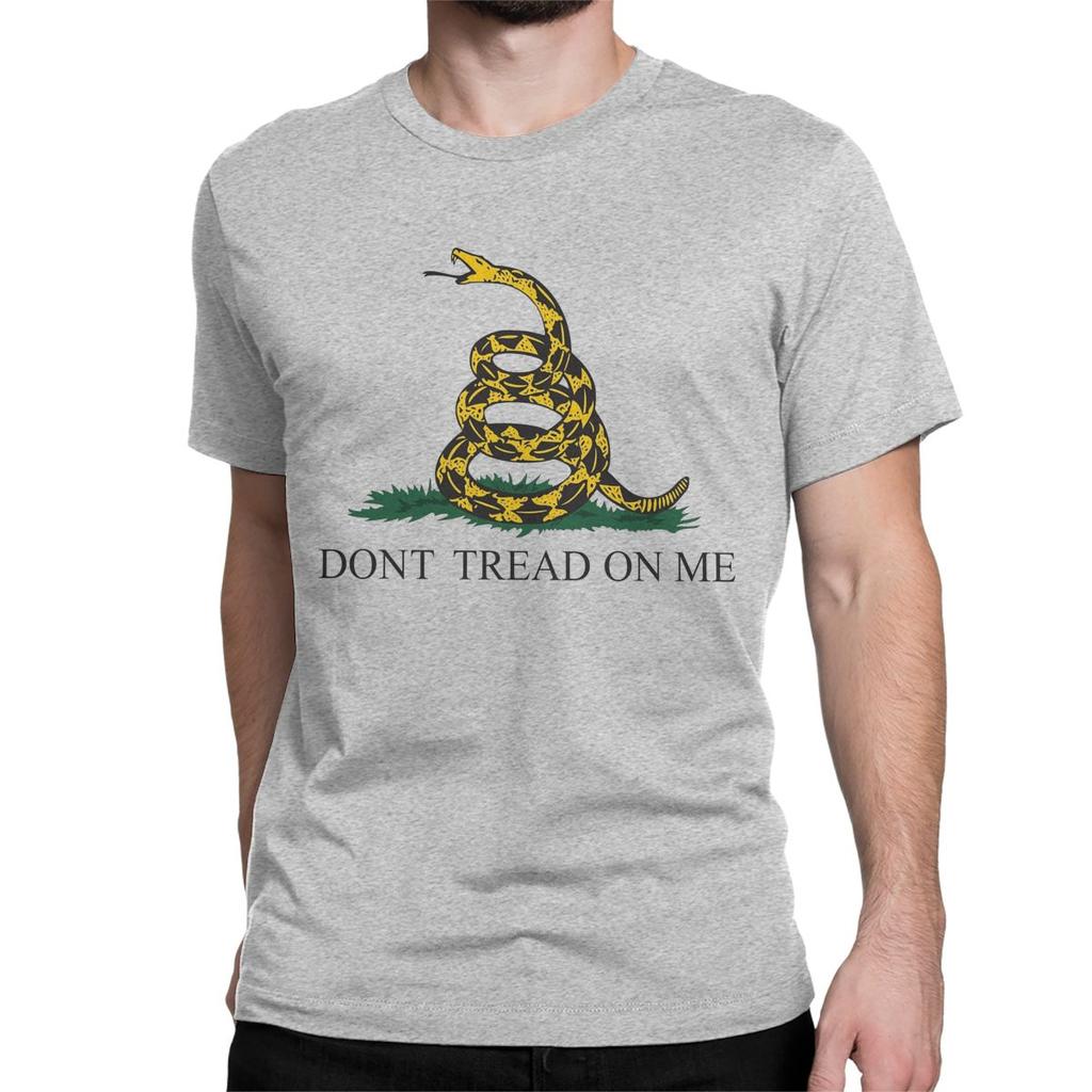 Herren Damen T-Shirts Tritt mich nicht! Amerikanische Freiheit oder Tod Freizeit Reine Baumwolle T-Shirts Gadsden Flagge T-Shirts Rundhals Kleidung