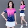 Damen Schnelltrocknendes Sommer Sport T-Shirt für Tischtennis, Tennis & Training - Atmungsaktiv, Leicht, Auf Lager