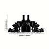 Home Wine Outdoor Metal Steel Wall Decor For Home Office Wall Living Room Kitchen Hangings