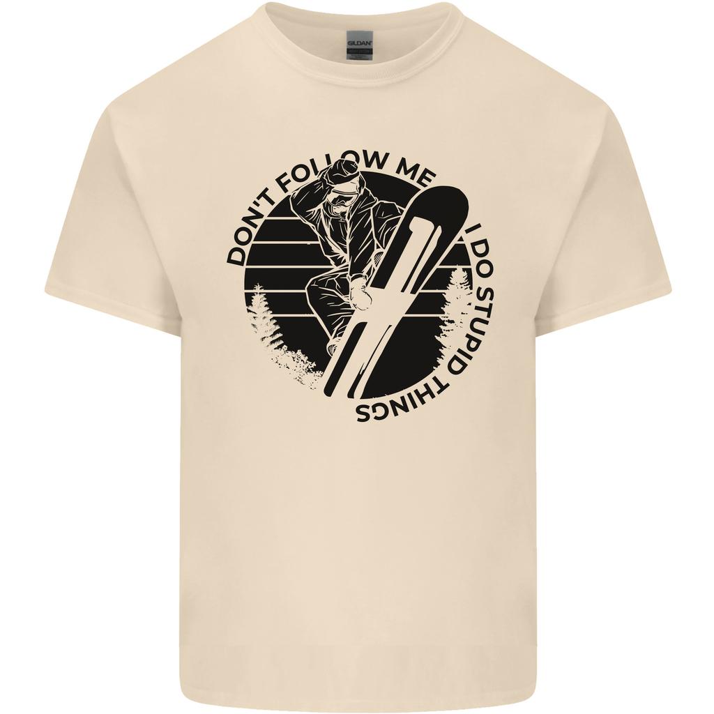 Funny Snowboarder Dont Follow Me Unisexs Light Cotton TShirt