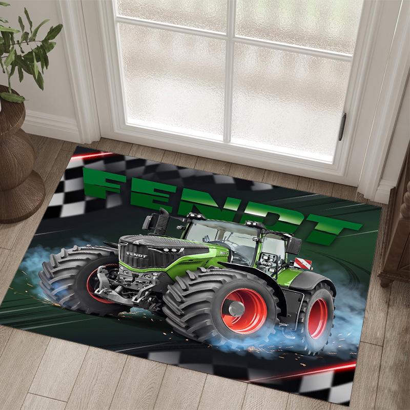 Fendt Design Crystal Velvet Carpet Cozy Non?Slip Printed Rug For Bedroom Living Room Entrance