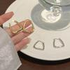 2023 New Fashion Trend Unique Design Elegant Delicate Geometric Retro Irregular Earrings Women Jewelry Party Gifts Wholesale