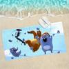 Asciugamano Grizzy e i Lemming Asciugamani Per Spiagge Studi di Yoga Palestre Terme Piscine E Picnic