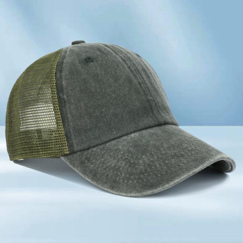 Gewaschene Netz-Kappe Bestickte Baseballkappe Bedruckte gewaschene alte Reisekappe