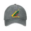 Litauen Gestickte Vintage Gewaschene Baseballkappe Gewaschene Baseballkappe