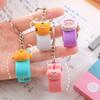 Key Ring Pendant Student Supplies Cartoon Binding Tools Mini Stapler Stapler Key Chain Stapler