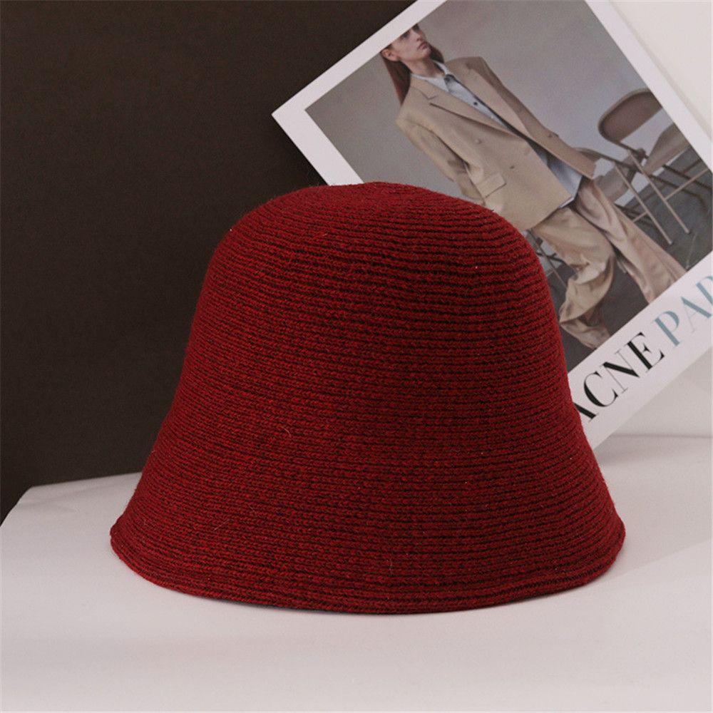Casual Fisherman Cap Foldable Panama Hat Portable Bucket Hat  Women