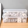 Cutie de organizare pentru cablu de încărcare transparentă Cutie de gestionare a cablurilor de date Cutie de depozitare USB Cutie mic de accesorii pentru birou Organizator și depozitare