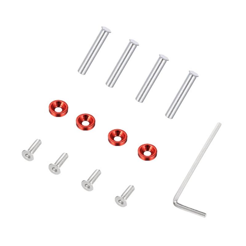 4Pcs Water Cooling Radiator Fitting Professional Long Short Screws Fan Mounting Screw PC Fan Screws for Water Cooling