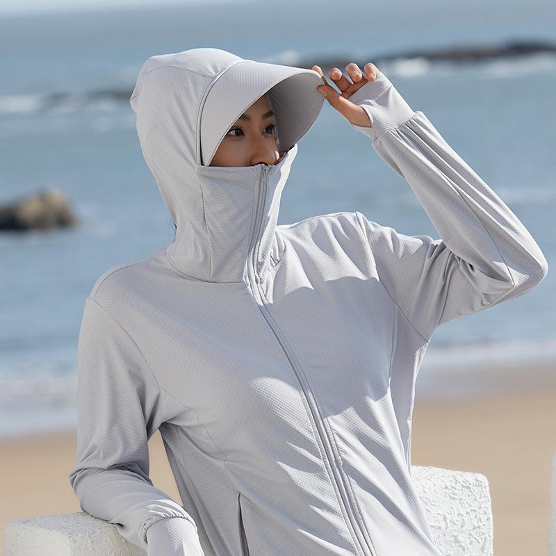 Sunscreen Clothing Summer Anti-ultraviolet Skin Clothing Men's Detachable Brim Fishing Sunscreen UPF50+