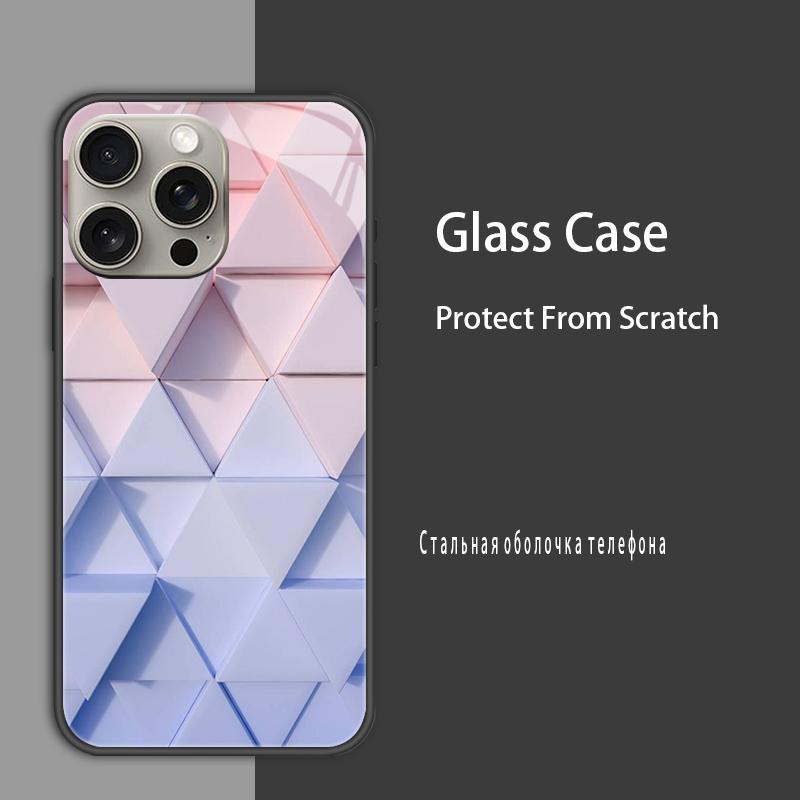 For iPhone 13 13Pro Max Case Cover Tempered Glass Case Hard Coque Bumper For iPhone 11 12 13 Pro Max 11pro 12pro Protect Case