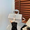 Einfache neue einfarbige Messenger kleine quadratische Tasche Handtasche kleine frische Umhängetasche vielseitige Tasche