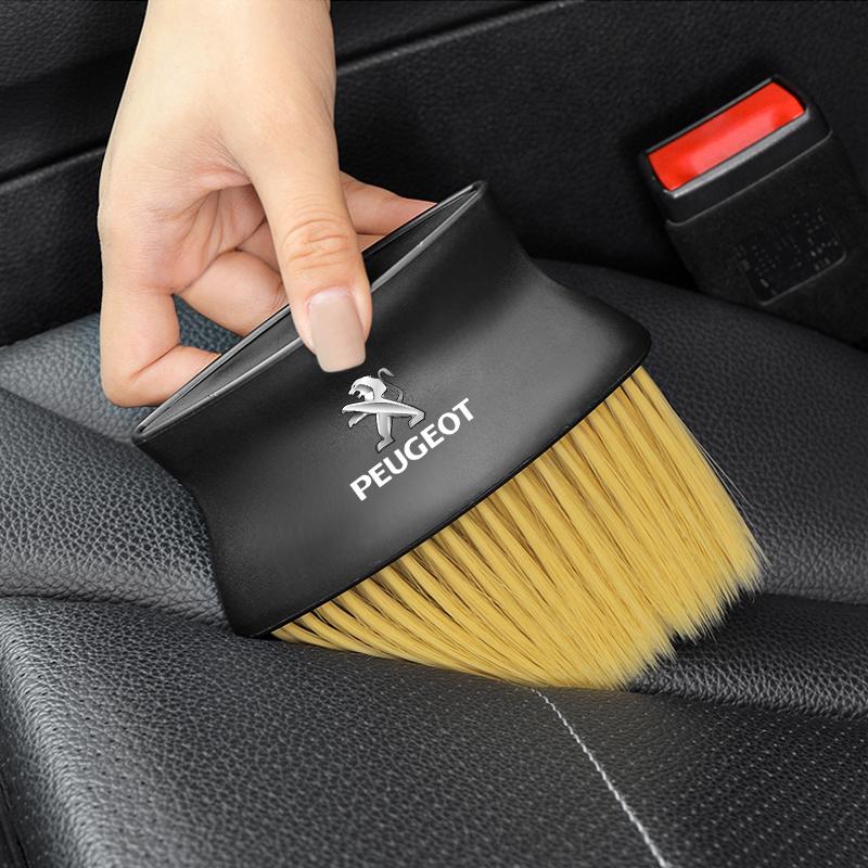 Miękka szczotka do czyszczenia wnętrza samochodu Szczotka do detali deski rozdzielczej, nawiewów klimatyzacji Do Peugeot 308 408 508 RCZ 208 3008 2008 206 207 108 406 407 408 206