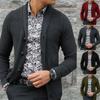 Autumn And Winter Men's Cardigan Single Breasted Sweater Top