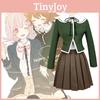 Danganronpa Chihiro Fujisaki Uniformanzug Cosplay Kostüm Komplettset für Anime-Fans
