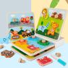 Wooden Screw Pairing Puzzle Children's Early Education Hand-eye Coordination Training Nut Assembly Building Block Educational Toys