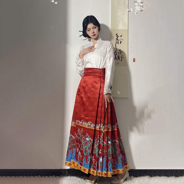 Chinese Ming Dynasty Style Daily Commuting Women's Suit