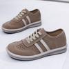 Women's Shoes New Lace-up Casual Shoes Retro Breathable Trend Shoes Women's Shallow Mouth Soft Sole Single Shoes