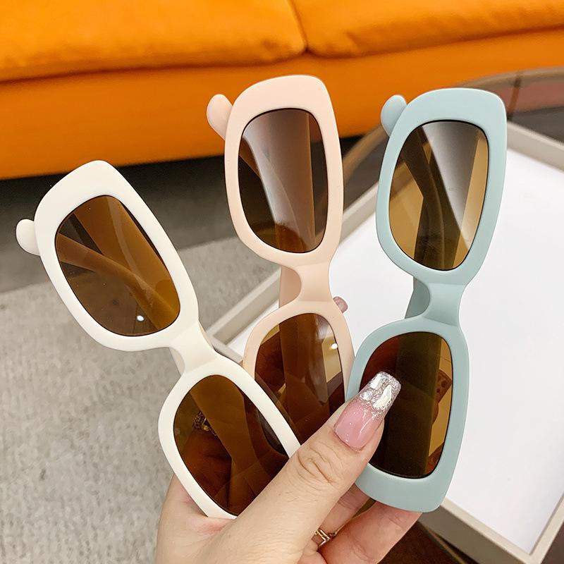 Vintage Zonnebril met Klein Montuur Klassieke Zomer Zonwerende Bril voor Kinderen Jongens Meisjes Buiten Reizen Goggle Zonnebrillen