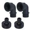 2Set Elbow Connector Adaptable Hose Adapter with Nipple Connector for Garden Outdoor(G1 Directional