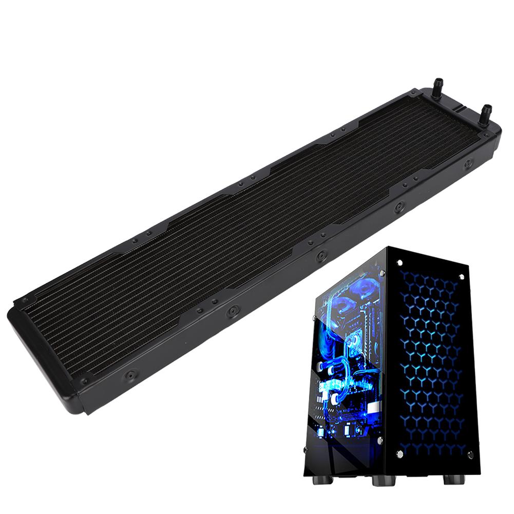 Water Cooling Radiator 18-Tubes Metal Heat Exchanger Computer Industrial Instrument Accessories