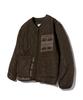 Physical Department Knit Mix Two-Way Pocket Quilted Jacket_Brown