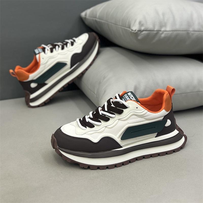 New spring breathable sports casual shoes platform waffle running shoes zmd