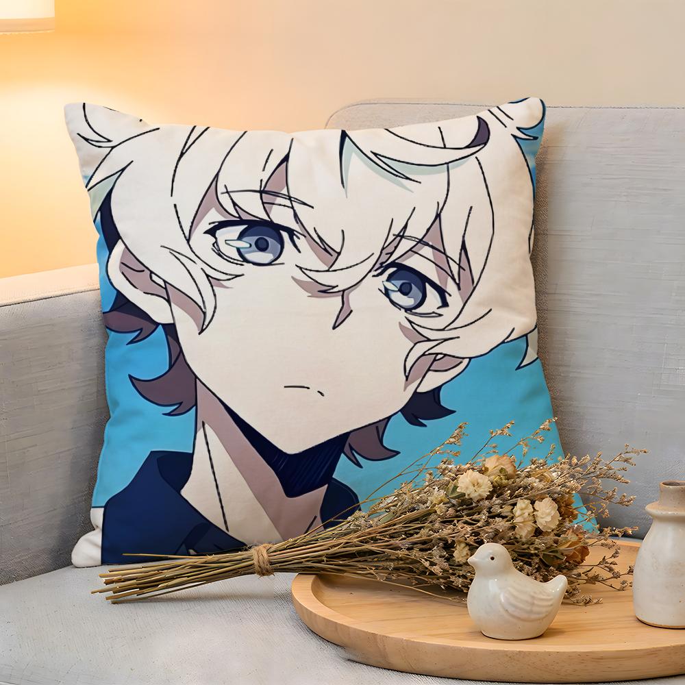 Cushion Cover Linen SkinFriendly Soft Decorative Case for Sofa Home Decor Anime KKiznaiver Pillow cover