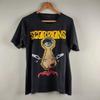 Rare Scorpions Band 90s Retro Style Black Unisex T Shirt Men Women S-5XL