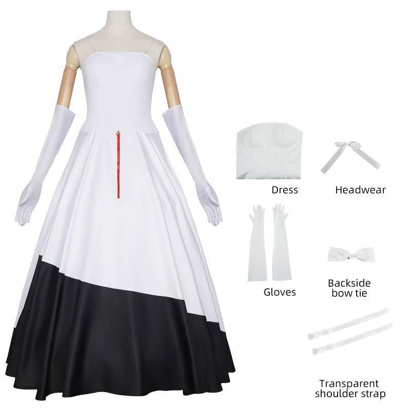 Fate Strange Fake Ayaka Sajyou Cosplay Set With Elegant Design For Anime Convention Use