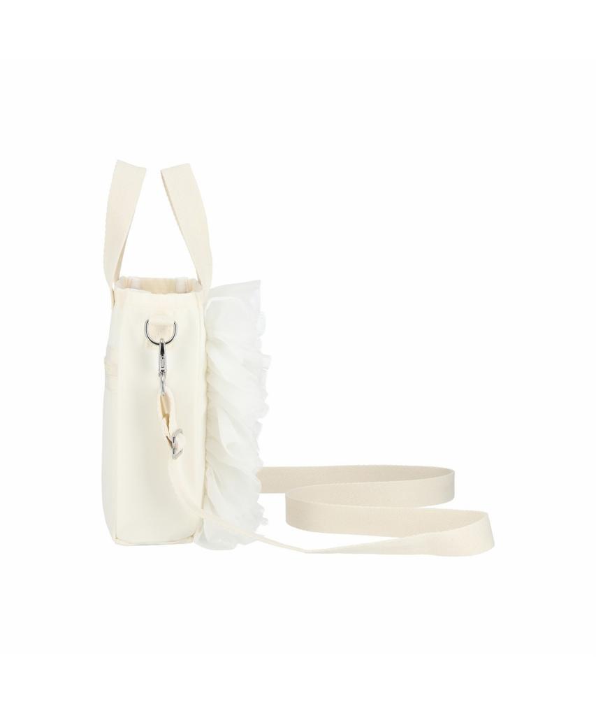 Lesportsac Melange Lace Ruffle N/S Ruffle Mini Tote Bag [1832.Ld64]