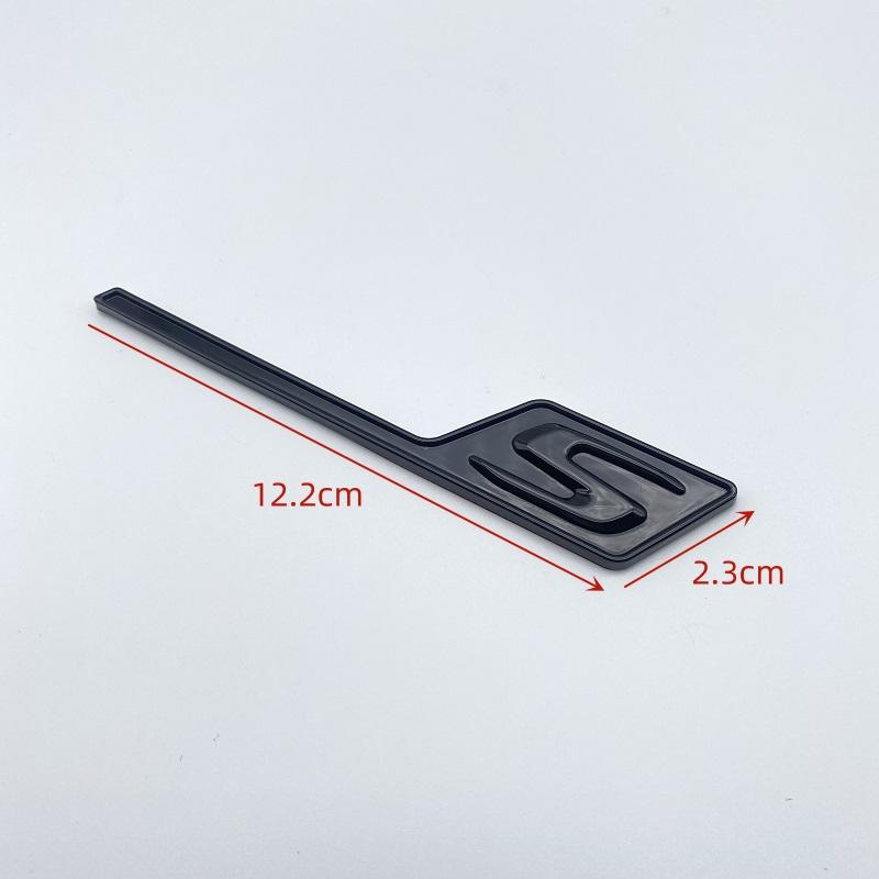 Emblemat Odznaka S ABS Naklejki na Bagażnik Samochodu Dla S E63S C63S GLC63S GLE63S GLS63S GTS GT43S GTR GT53 GT50 CLA45S Srebrny żółty czarny