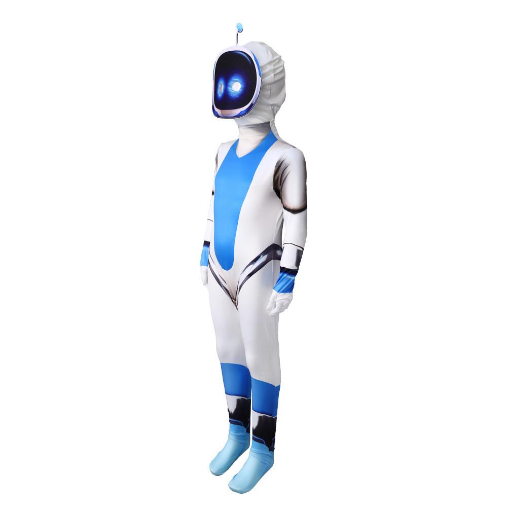 Astro Bot Cosplay Kostüm Polyester Jumpsuit Für Gaming Event Verkleidung