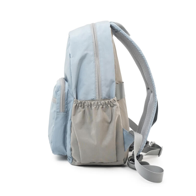 Leichter faltbarer Nylon-Rucksack für Damen Herren – Kompakter Reise- und Outdoor-Rucksack mit mehreren Taschen