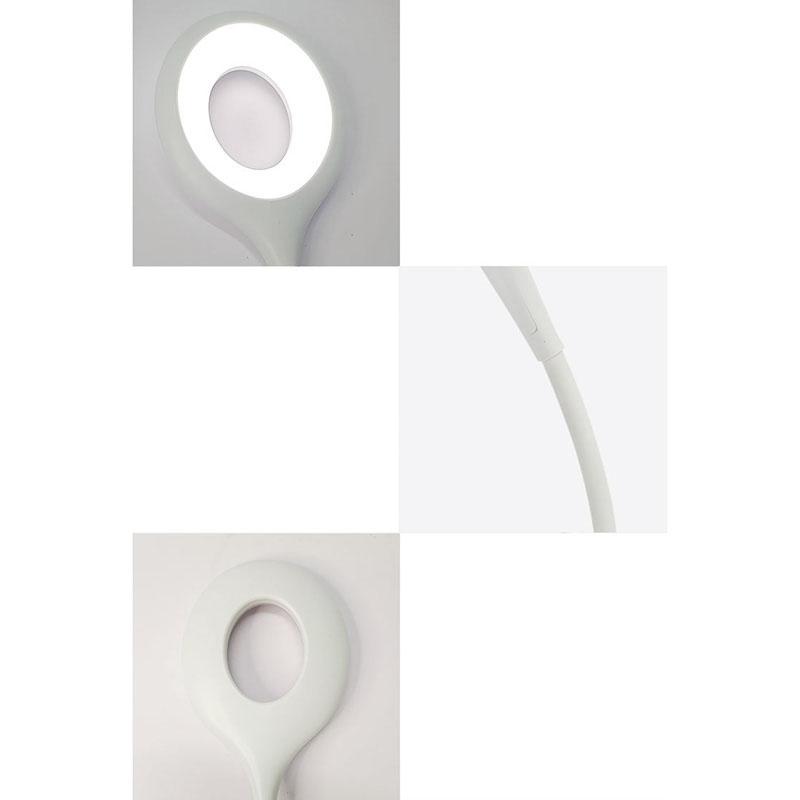 Mini Portable Study Reading Night Light 5V Dc Usb Desk Round Keyboard Lamp Bedside White Lamp Eye Protection For Computer Pc