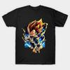 Asian Size Cotton Unisex Tshirt Print T-shirt Vegeta T-shirt No-Cut Print Regular Fit