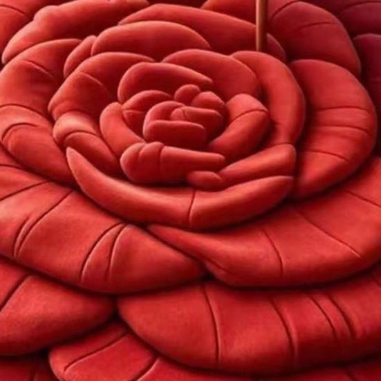 Covoraș de podea 3D cu flori, absorbant, covor floral pentru baie, covoraș de podea cu uscare rapidă cu suport antiderapant pentru bucătărie, dormitor, intrare, zonă de toaletă