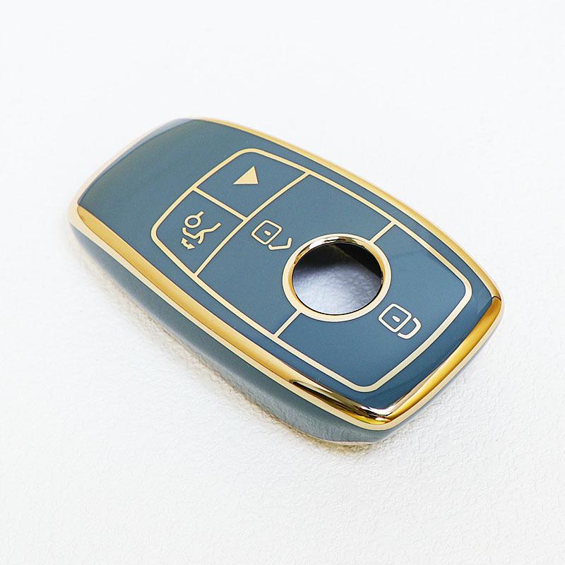 Keyless Shell For Mercedes Benz W213 W222 G63 E300 E200 Amg A B C E S G Class Glb Glc Gle Gls W177 Car Key Cover Case Protection