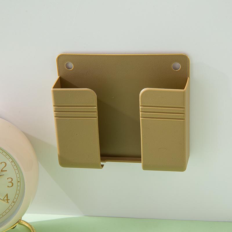 Boîte murale de chargement de téléphone portable, télécommande sans poinçon, boîte de rangement murale, support de rangement pour téléphone portable
