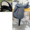 Leder Dressursattel Monosattelblatt mit wechselbaren Kopfeisen – Elegantes Cantle-Design