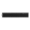 DESIGNPHIL Midori Aluminum Multi Ruler 30cm Black A 42286006 - Precise Measuring Tool