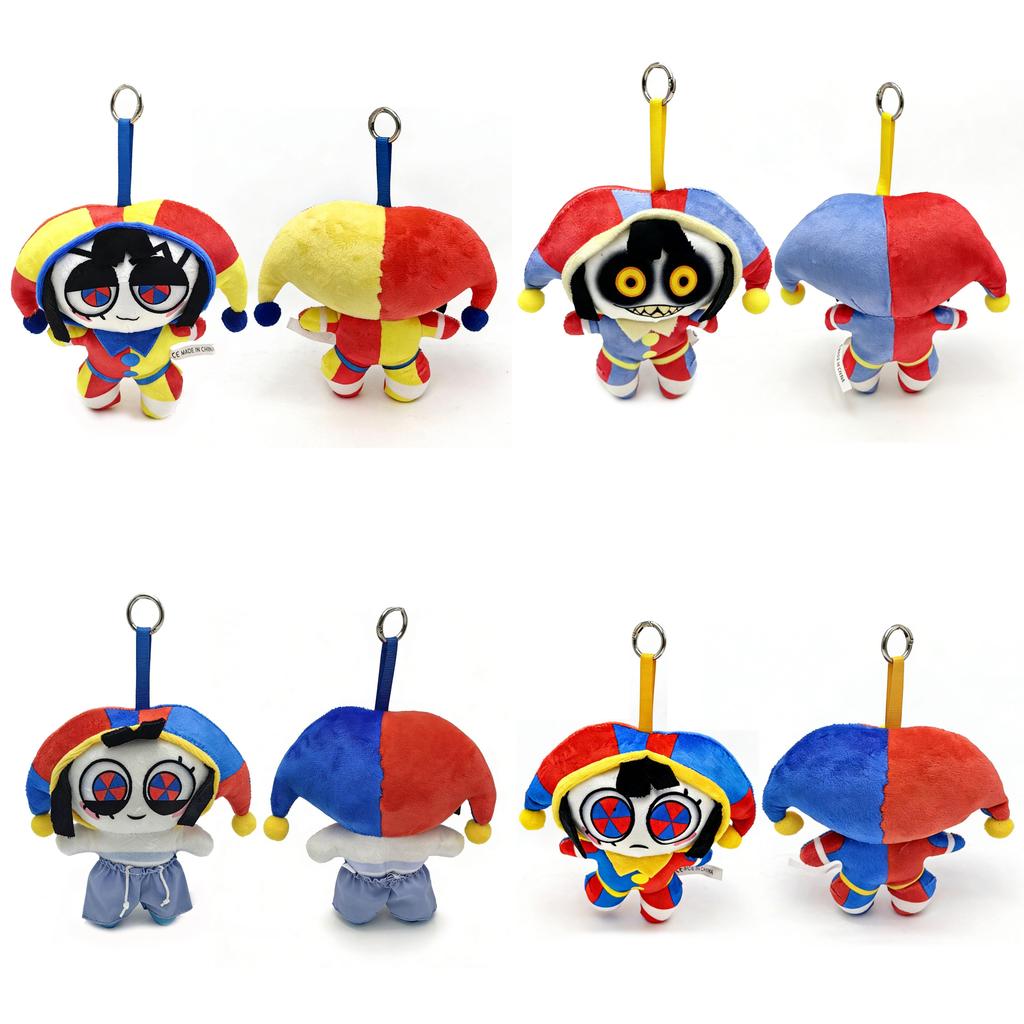 The Amazing Digital Circus Stuffed Plush Keychain With Durable Pp Material For Boys And Girls