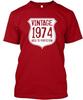 Koszulka Vintage 1974 Wyprodukowano w USA Rozmiar S do 5XL