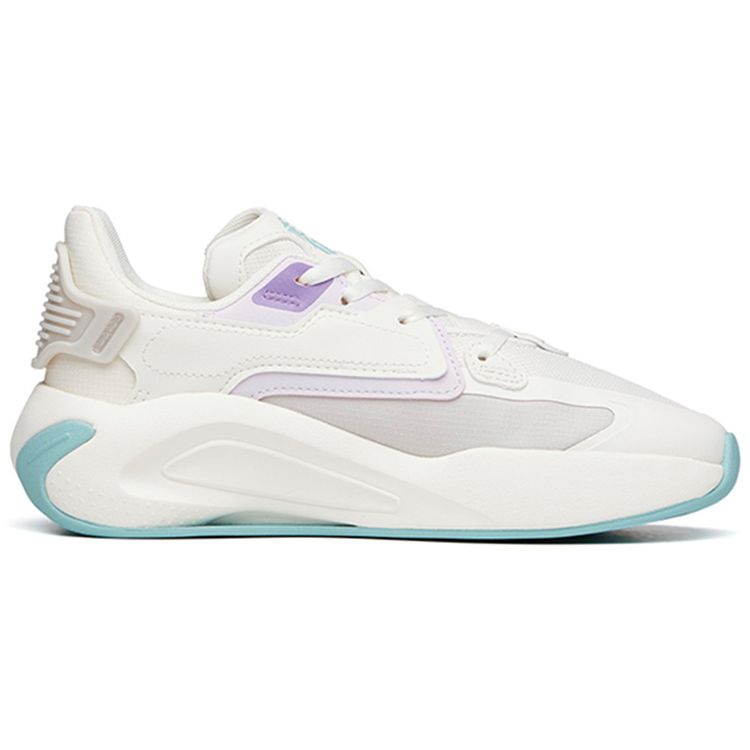 Anta Lifestyle Series Ultra Body Low-Top Sneakers Women Sneakers White Purple 122118083S-2