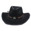 Women'S Sunshade Travel Photo Beach Visor Men'S Summer Western Cowboy Hat New Men'S And Women'S Grassland Straw Hat Top Hat