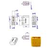 Plastic 2+4 XT60 Connector Gold Plated XT60(2+4)-F New XT60(2+4)-M  for RC Vehicles