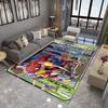 Anime-Karten-Themen-Teppich für Wohnzimmer, Schlafzimmer, Kinderzimmer, rutschfeste Spielmatte, Balkon, Lounge, Sofateppich, ideales Geschenk