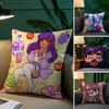 Federa Decorativa Cartone Animato A-Aphmau Stampata su Misura in Pile Spazzolato, Tocco Pelle di Bambino, Sublimazione Ecologica Cus