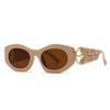 Timeless Designer Style Retro Edgy Punk Trendy Y2K Inspired High End Oversized Female For Both Male Sun Glasses