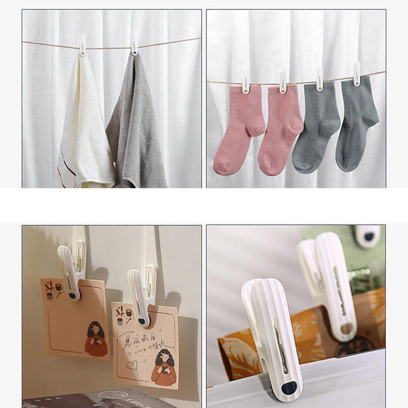 12Pcs Clothes Pegs Dry Quilt Single Clothespins Household Cotton Quilt Hanger Fixed Large Windproof Clip Clothes Quilt Organizer